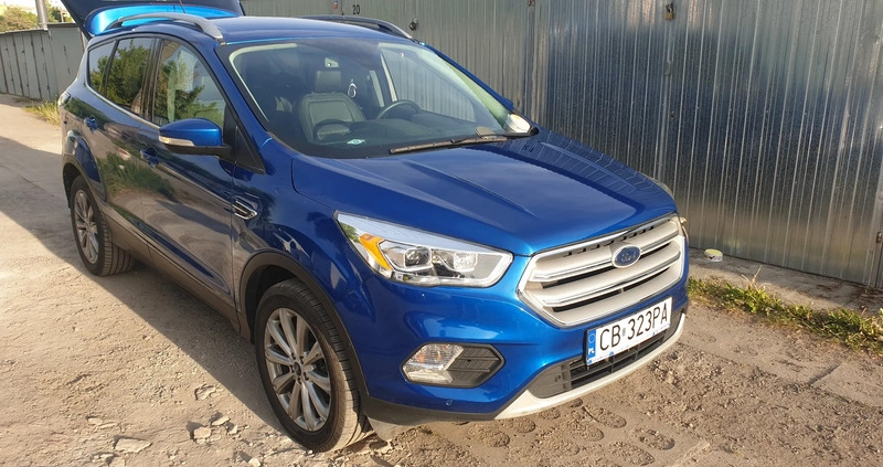 Ford Escape cena 65400 przebieg: 102000, rok produkcji 2017 z Bydgoszcz małe 154